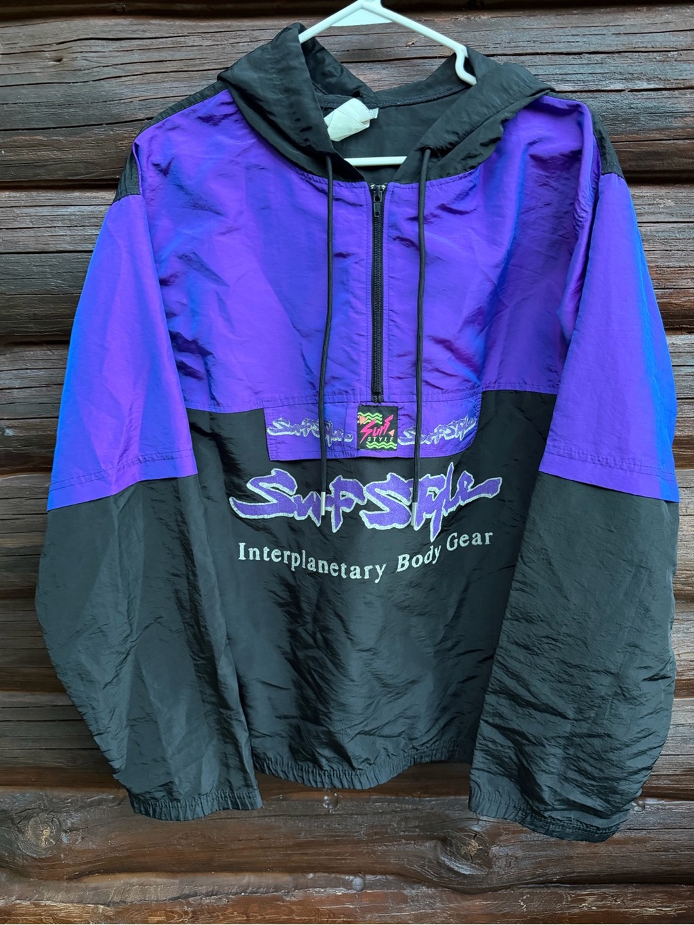 Vintage Surf Style Interplanetary Body Gear Windbreaker -  OSFA Read
